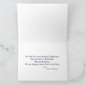 Happy Birthday Photo Family Mam Big Personalize Kaart (Binnen)