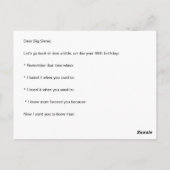 Happy Birthday Photo gepersonaliseerd Briefkaart (Achterkant)