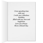 Happy Birthday Photo Magazine Hoesje Custom Kaart (Binnen (Rechts))