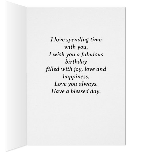 Happy Birthday Photo Magazine Hoesje Custom Kaart (Binnen (Rechts))