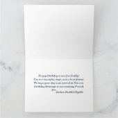 Happy Birthday Photo Vriendin Buddy Big Custom Kaart (Binnen)