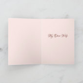 Happy Birthday Piano Man zingt naar zijn vrouw Kaart (Binnen)