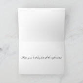 Happy Birthday! Piano Music Card Kaart (Binnen)