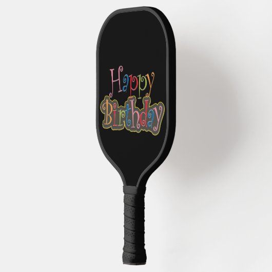 Happy Birthday Pickleball Paddle (Links)