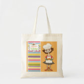 Happy Birthday Pie Canvas tas (Voorkant)