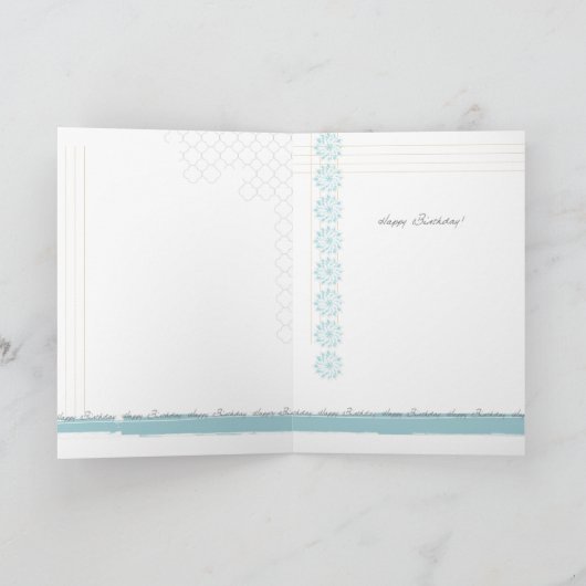 {Happy Birthday} Pie Kaart (Binnen)