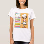Happy Birthday Pie Womens T-Shirt (Voorkant)
