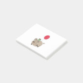 Happy Birthday Pig Post-it® Notes (Schuin)