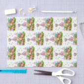 Happy Birthday Pink Cupcake Tissue Paper  Tissuepapier (Craft)