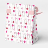 Happy Birthday Pink Frosted Cake Poppen Party Favo Bedankdoosjes (Achterkant)