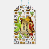 Happy Birthday Pirate Cadeaulabel (Voorkant)