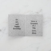 Happy Birthday Pirate Cat Kaart (Binnen)