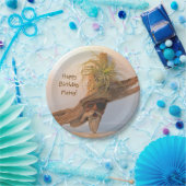 Happy Birthday Pirate Papieren Bordje (Feest)