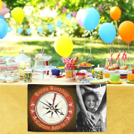 Happy Birthday Pirate Party Foto Spandoek