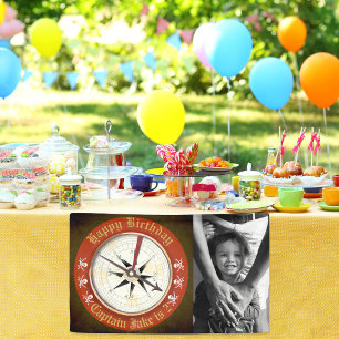 Happy Birthday Pirate Party Foto Spandoek
