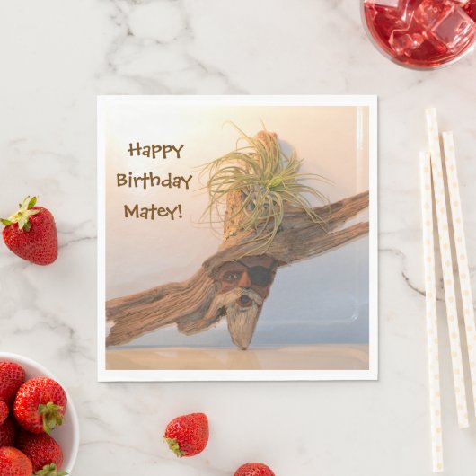 Happy Birthday Pirate Servetten (Insitu)