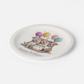 Happy Birthday Pit Bull Dogs Papieren Bordje (Gekanteld)