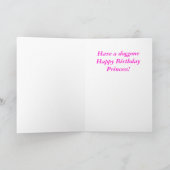 Happy Birthday Pit Bull Princess Kaart (Binnen)