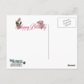 Happy Birthday - Pitbull - Jersey Girl Briefkaart (Achterkant)