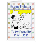 Happy Birthday Plasterer (Voorkant)