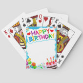 Happy Birthday Pokerkaarten (Achterkant)