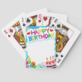 Happy Birthday Pokerkaarten