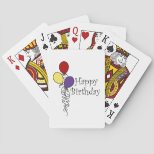 Happy Birthday Pokerkaarten