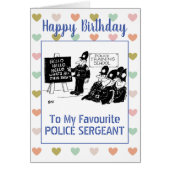 Happy Birthday Police sergeant (Voorkant)