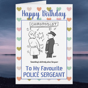 Happy Birthday Police sergeant