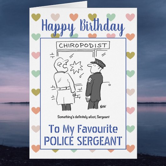 Happy Birthday Police sergeant