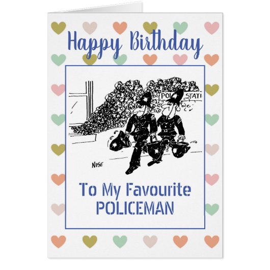 Happy Birthday Policeman (Voorkant)