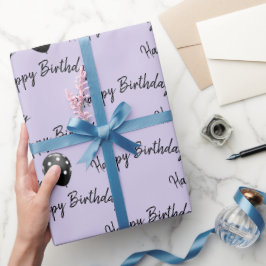 Happy Birthday Polka Dot Balloons Cadeaupapier