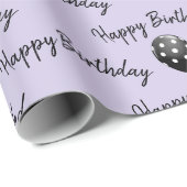 Happy Birthday Polka Dot Balloons Cadeaupapier (Rol Hoek)
