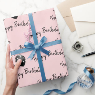 Happy Birthday Polka Dot Balloons Cadeaupapier