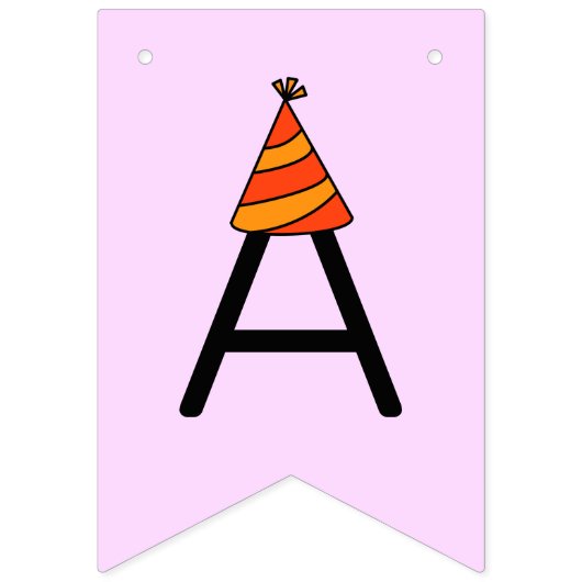 Happy Birthday Polka Dot Cat Vlaggetjes (Derde vlag)