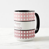 Happy Birthday Polka Dot Mok (Voorkant rechts)