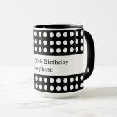 Happy Birthday Polka Dot Mok (Voorkant rechts)