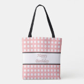 Happy Birthday Polka Dot Tote Bag (Achterkant)