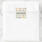 Happy Birthday Polka Dots Sticker (Tas)