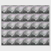 Happy Birthday, Pommeren puppy Snoozing Cadeaupapier (Vlak)