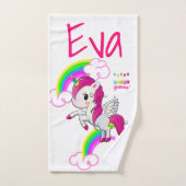 Happy Birthday Pony Giraffe Badkamer Handdoek Sets (Handdoek)