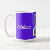 Happy Birthday Poodle Coffee Mok (Links)