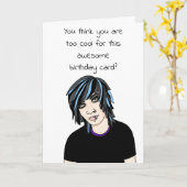 Happy Birthday | Pop Art | Funny Kaart (Gele Bloem)