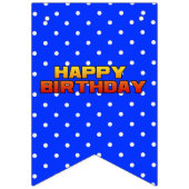 Happy Birthday Pop Art Superhero Verjaardagsbanner Vlaggetjes (Tweede vlag)