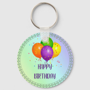 Happy Birthday, populair design, Sleutelhanger