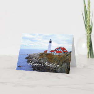 Happy Birthday, Portland Head Light House Kaart