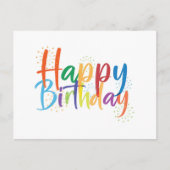 Happy Birthday Post Card Briefkaart (Voorkant)