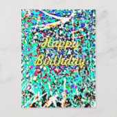 Happy Birthday Post Card Briefkaart (Voorkant)