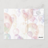 Happy Birthday Post Card Briefkaart (Achterkant)