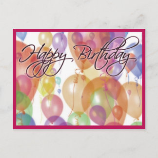 Happy Birthday Post Card Briefkaart
